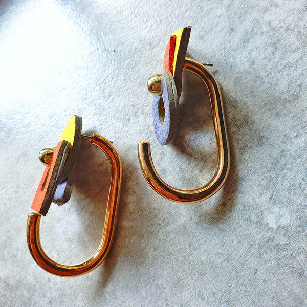 Geome Multiway Asymmetrical Megastuds (VERMILLION)