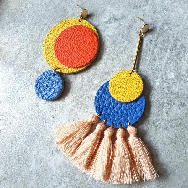 All-Rounder Tassel Earrings (PEACH)