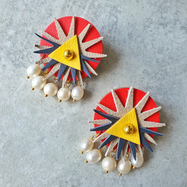 Here Comes The Sun Megastuds (PEARLY CRIMSON)