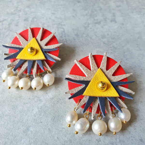 Here Comes The Sun Megastuds (PEARLY CRIMSON)