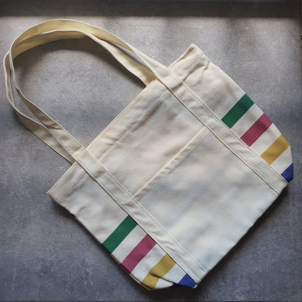 Plain Rainbow Striped Tote (VIBE)