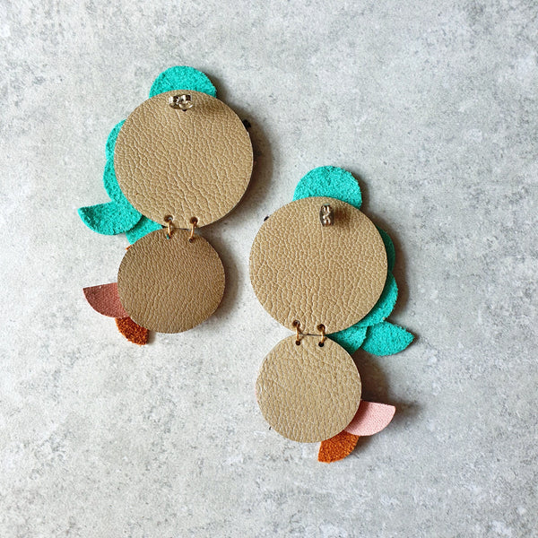 Mermaid Twins Dangle-studs (FROLIQUE)
