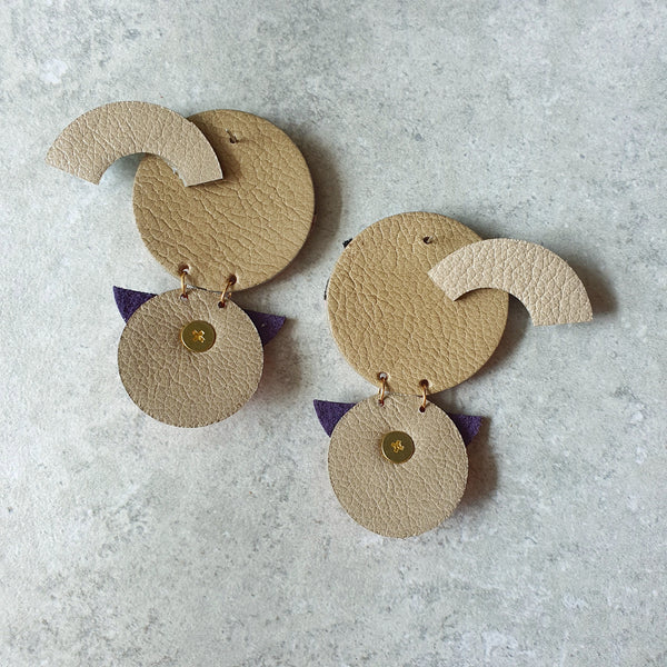 Preppy Twins Dangle-studs (FRESH)
