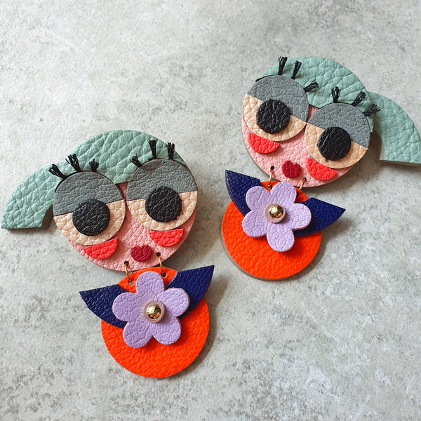 Preppy Twins Dangle-studs (FRESH)