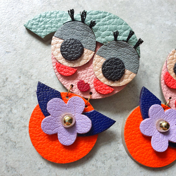 Preppy Twins Dangle-studs (FRESH)